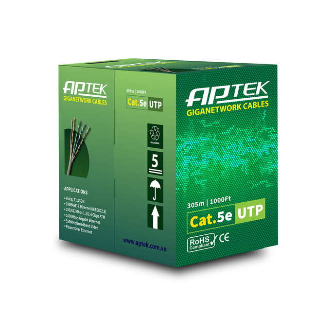 Cáp mạng APTEK CAT5e... 