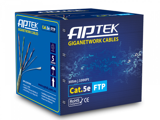 Cáp mạng APTEK CAT5e...