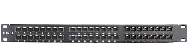 Patch panel 48-port CAT5e...