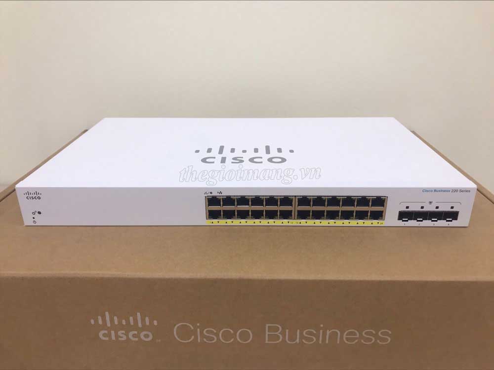 Cisco CBS220-24FP-4G-EU 