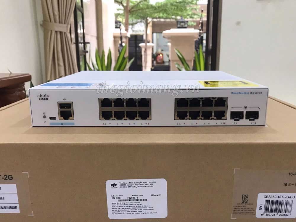 Cisco CBS350-16T-2G-EU 