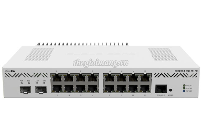 Mikrotik CCR2004-16G-2S+PC 