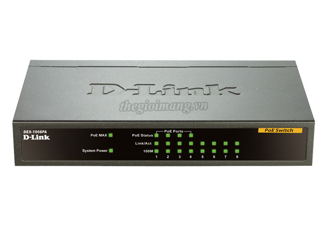 Dlink DES-1008PA 