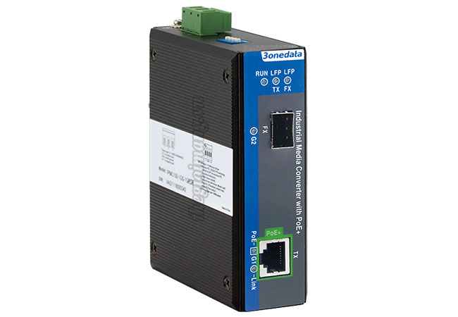 Converter 3Onedata IPMC100-1GS-1GPOE