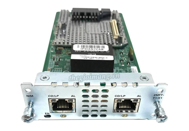 Module Cisco NIM-2MFT-T1/E1 