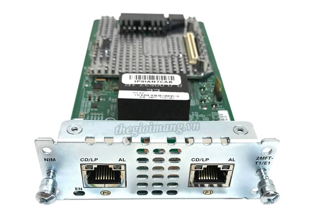 Module Cisco NIM-2MFT-T1/E1