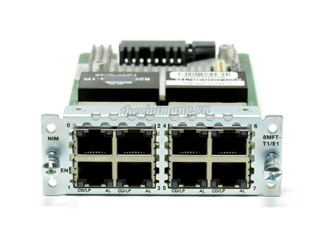 Module Cisco NIM-8MFT-T1/E1 