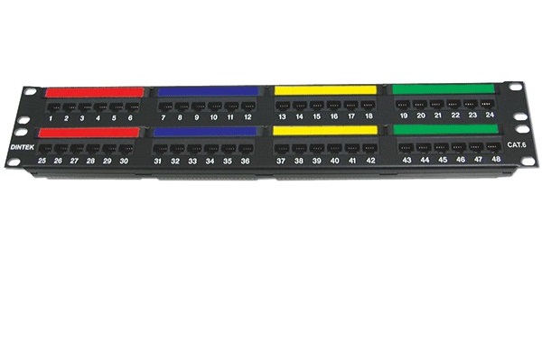 Patch panel 48 Port Dintek...