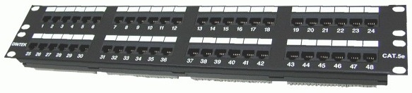 Patch panel 48 port Dintek...