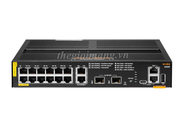 Aruba 6200F 12G PoE 2G/2SFP+...