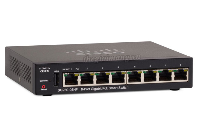 Cisco SG250-08HP-K9-EU