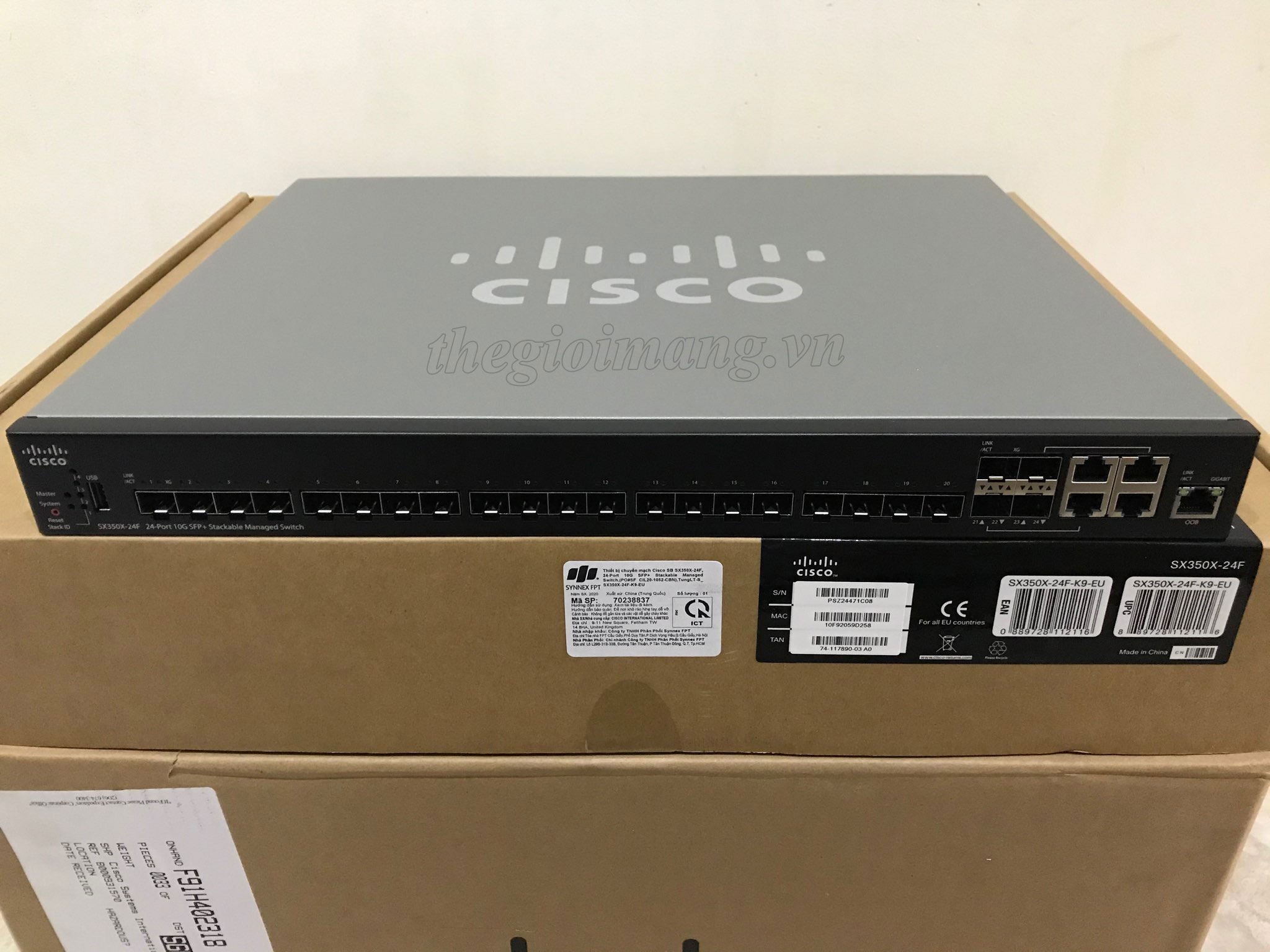 Cisco SX350X-24F-K9-EU