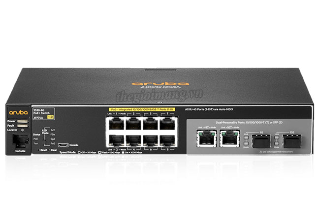 Switch Aruba 2530-8G-PoE+...