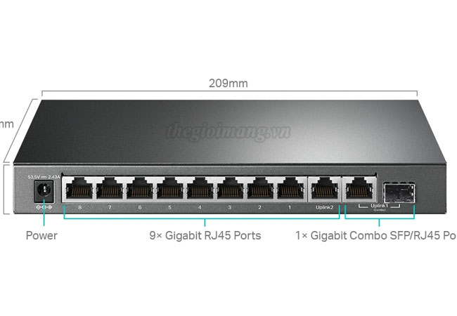 Switch TP-Link TL-SG1210MPE 