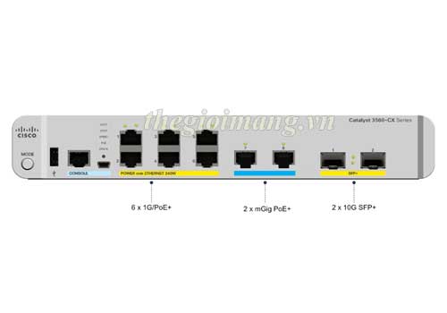 Cisco WS-C3560CX-8XPD-S 